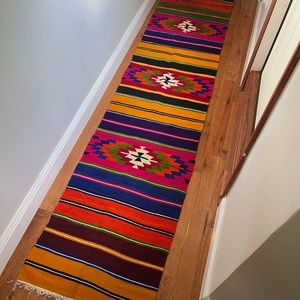 Turkish Kilim Handmade Runner Rug